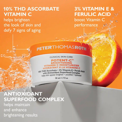 Potent-C Brightening Vitamin C Moisturizer|50 ml / 1.7 fl oz
